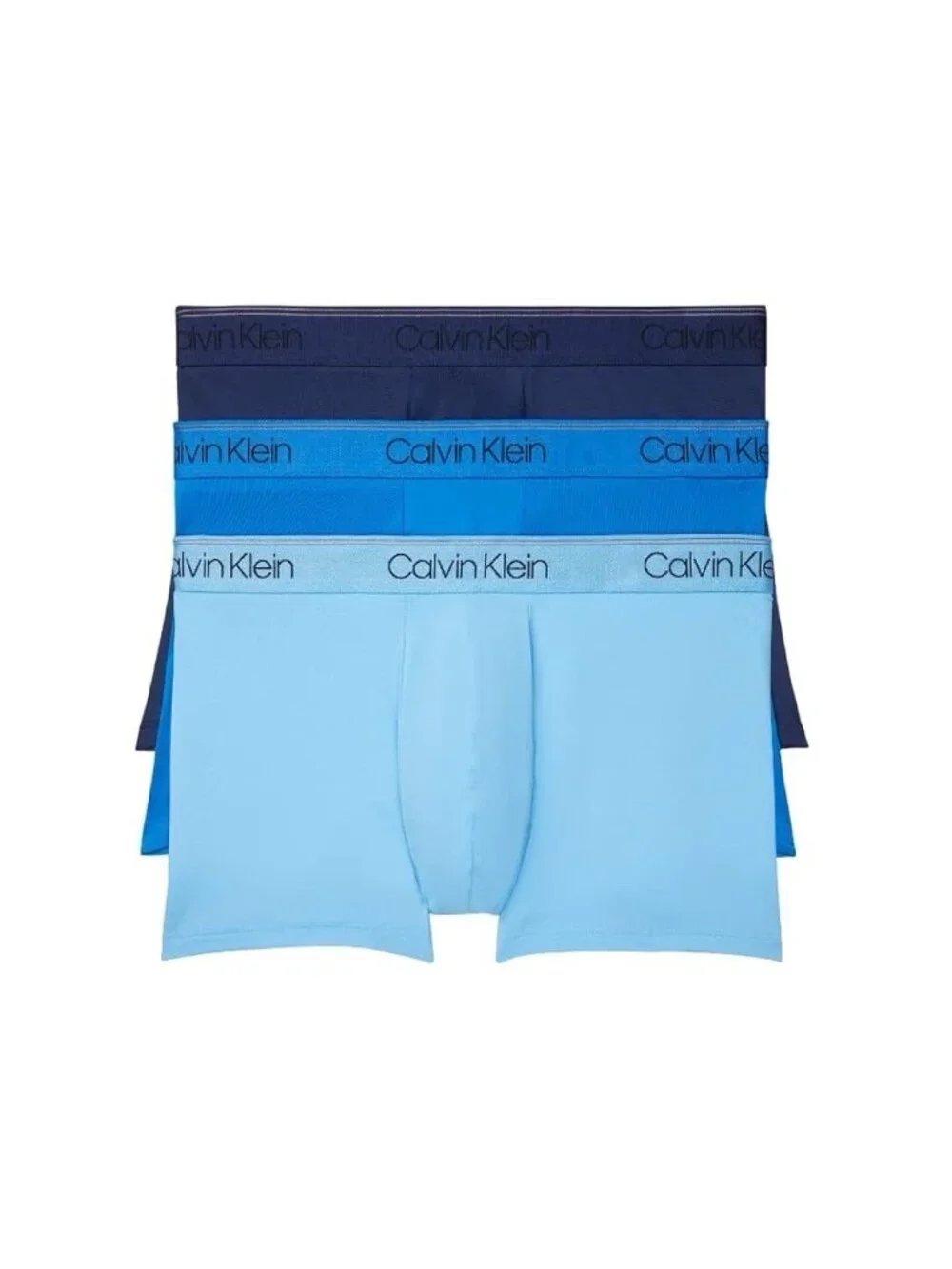 Calvin Klein Men's Microfiber Stretch Low Rise Trunks 3 Pack Medium New